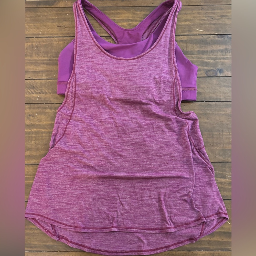 Women's Purple Lululemon Brink Tank Top